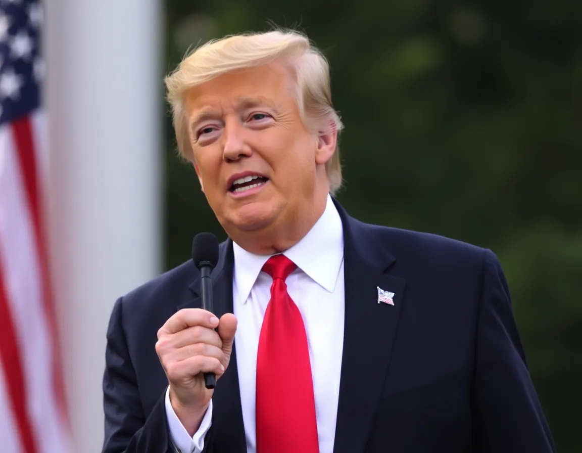 Donald Trump with the text Hello INCG