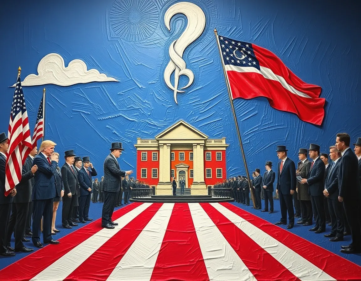 Political mixed media art using Elmer's Glue