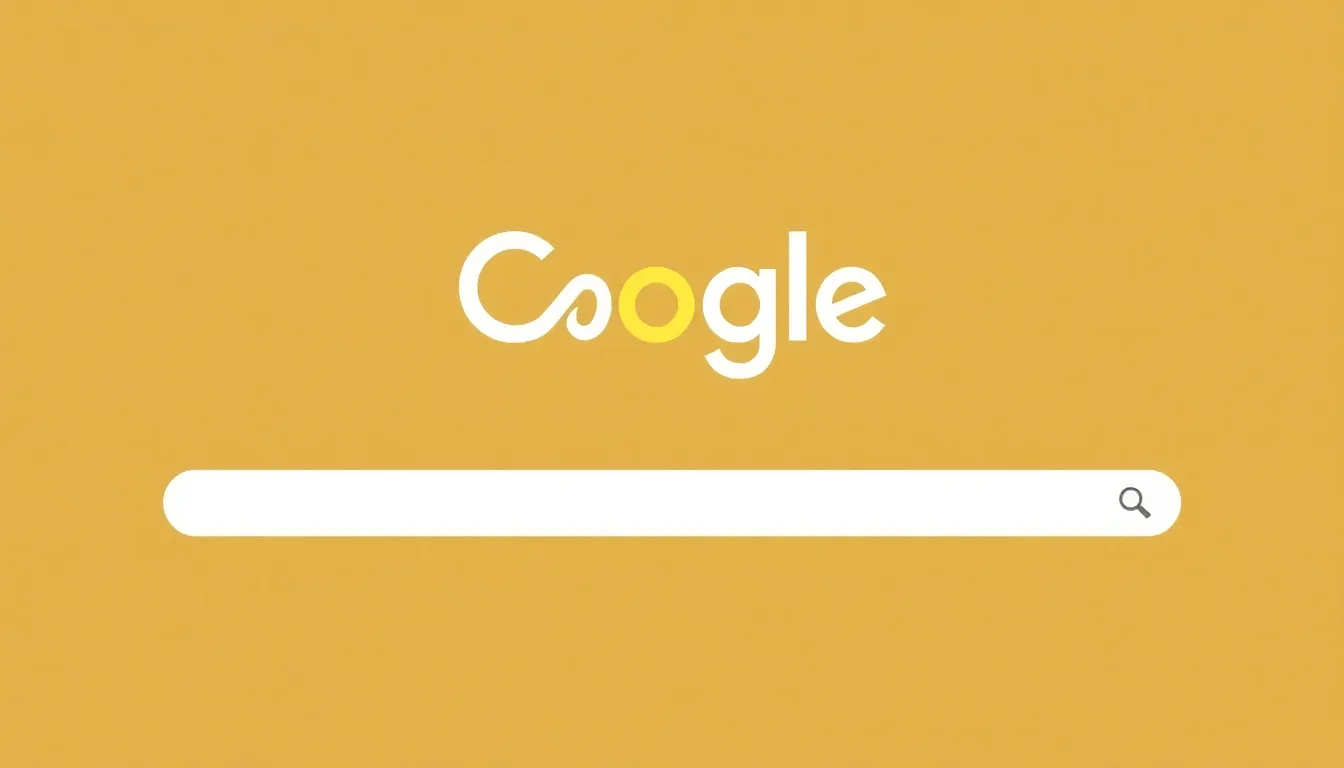 Shirit kërkimi i Google në ekranin e kompjuterit