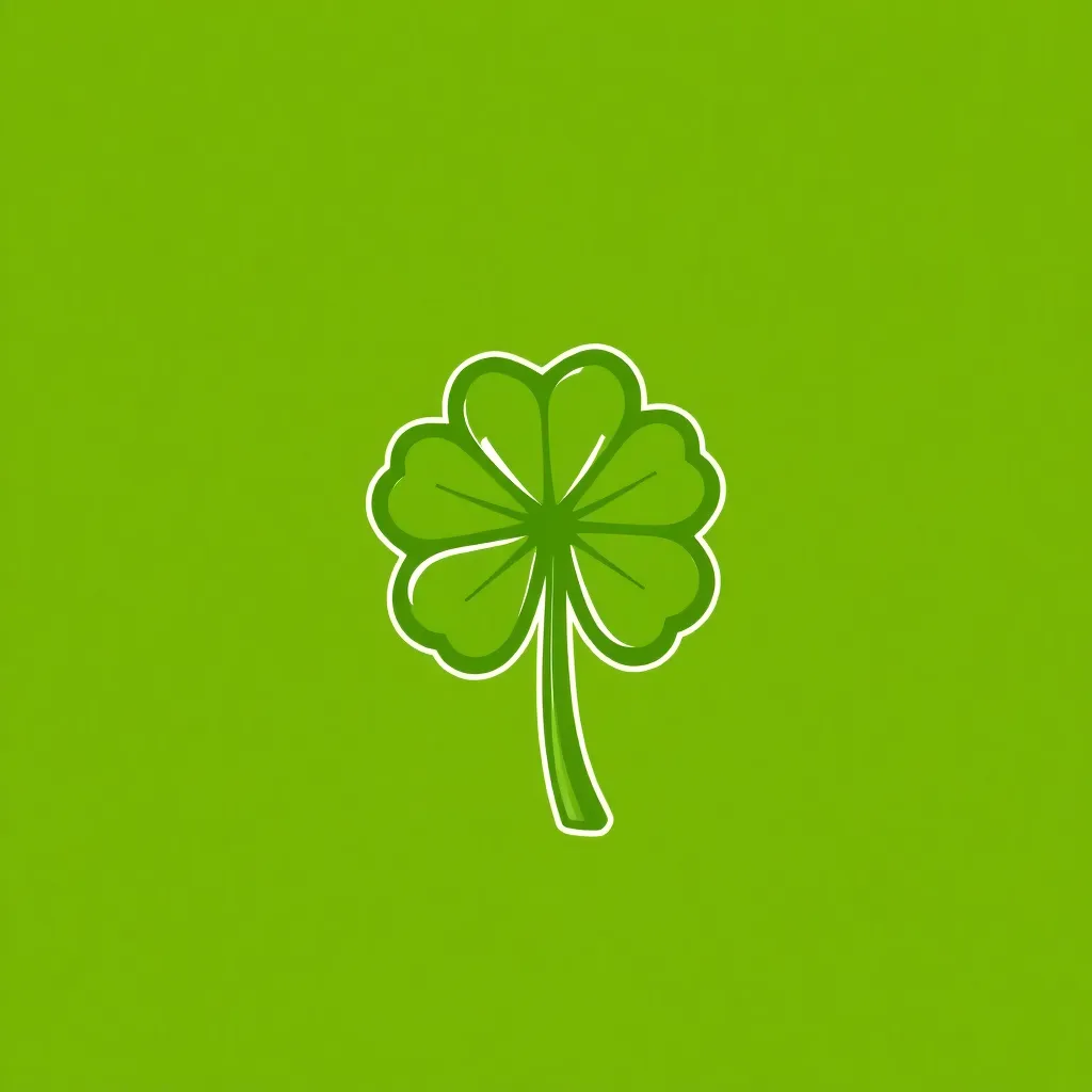 Green St. Patrick's Day Logo