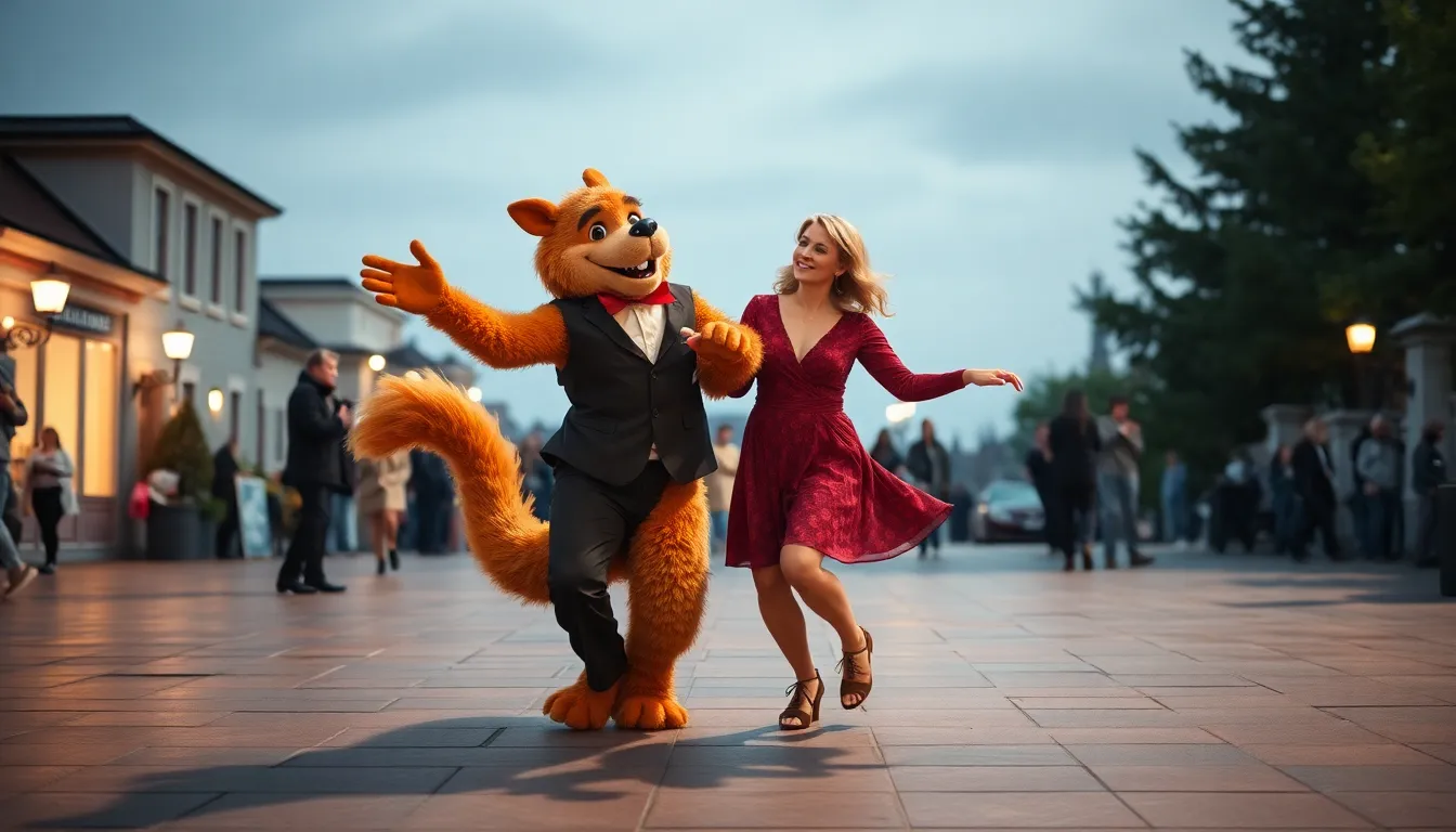 Griffin dancing with Lois