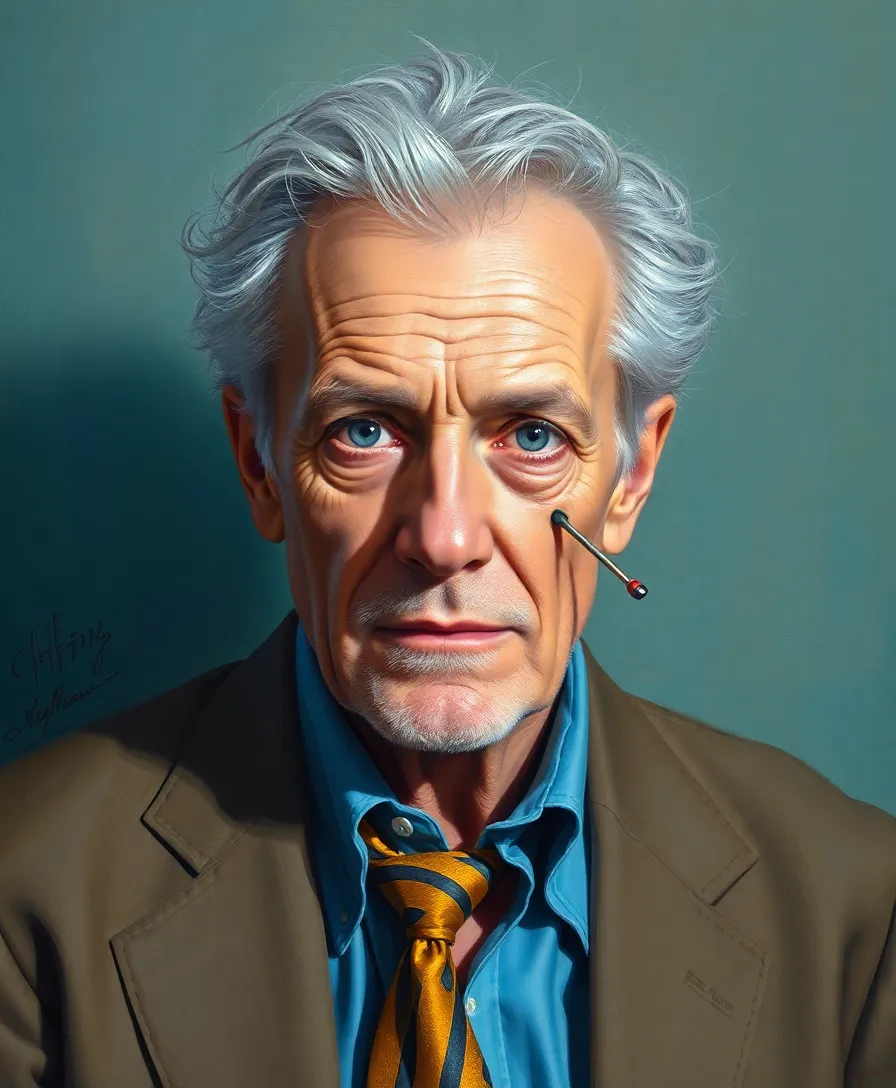 Jeffrey Epstein portrait