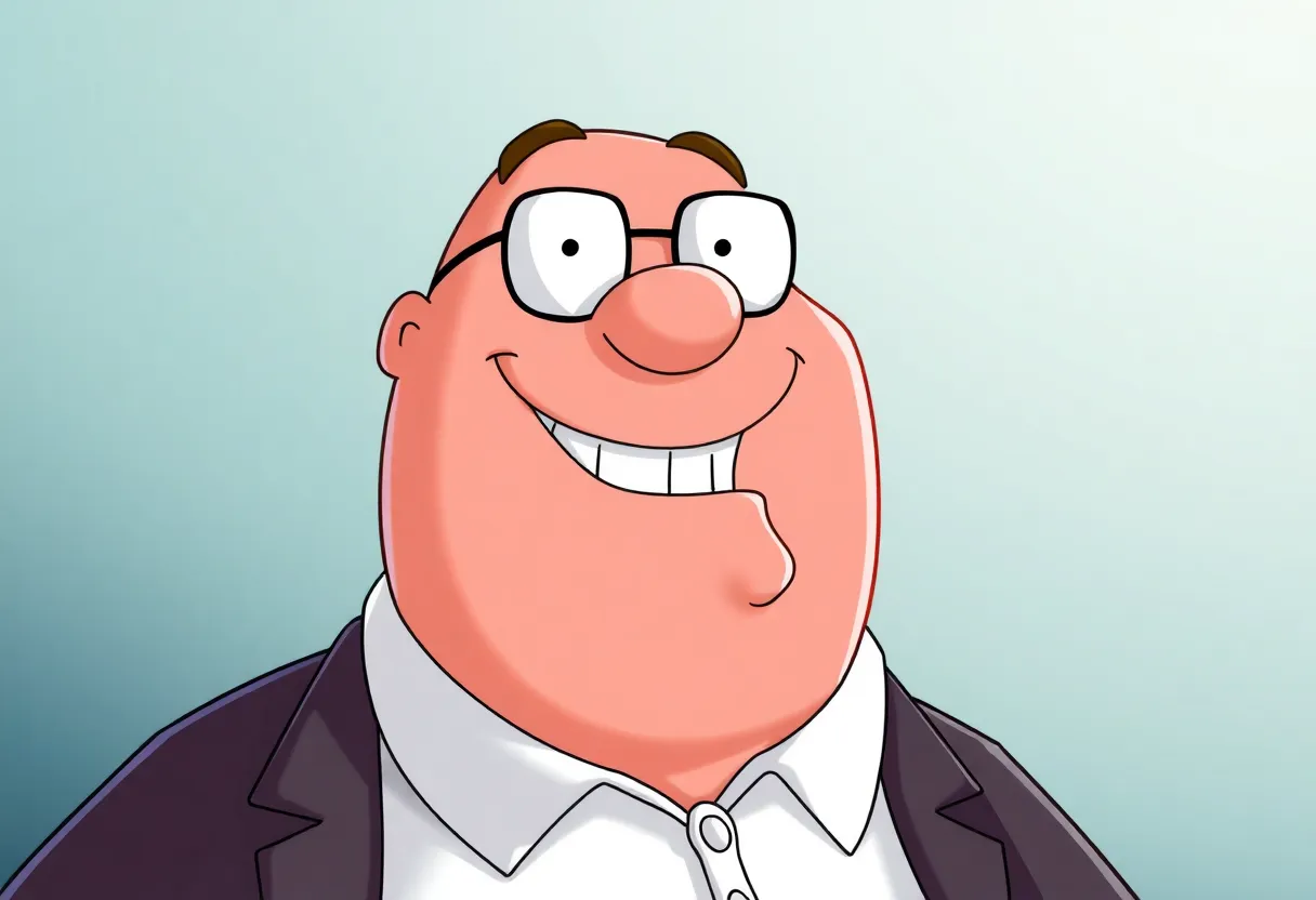 Peter Griffin smiling