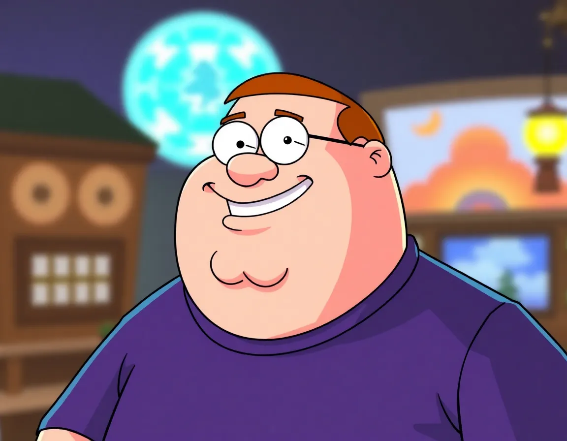 Peter Griffin smiling