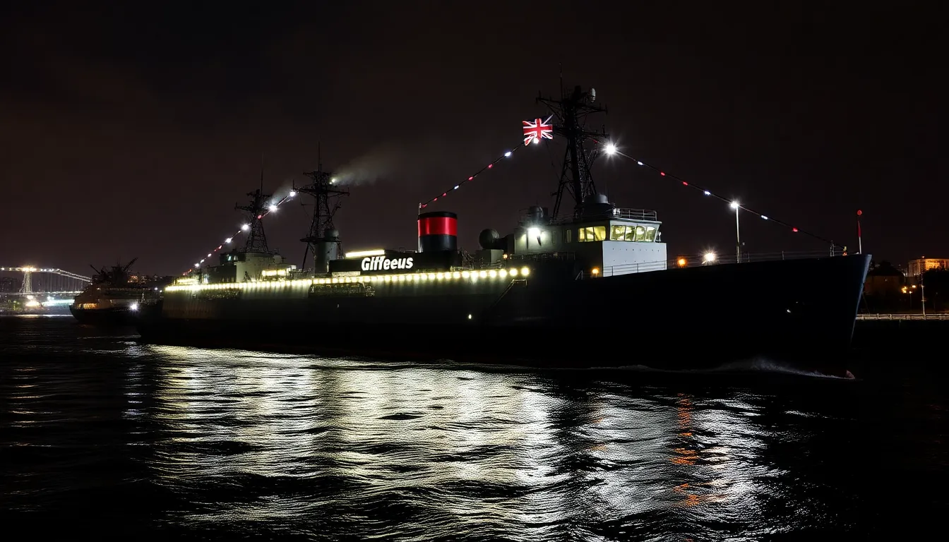 Prometheus class getting brutally flogged by a multi-class at Devonport