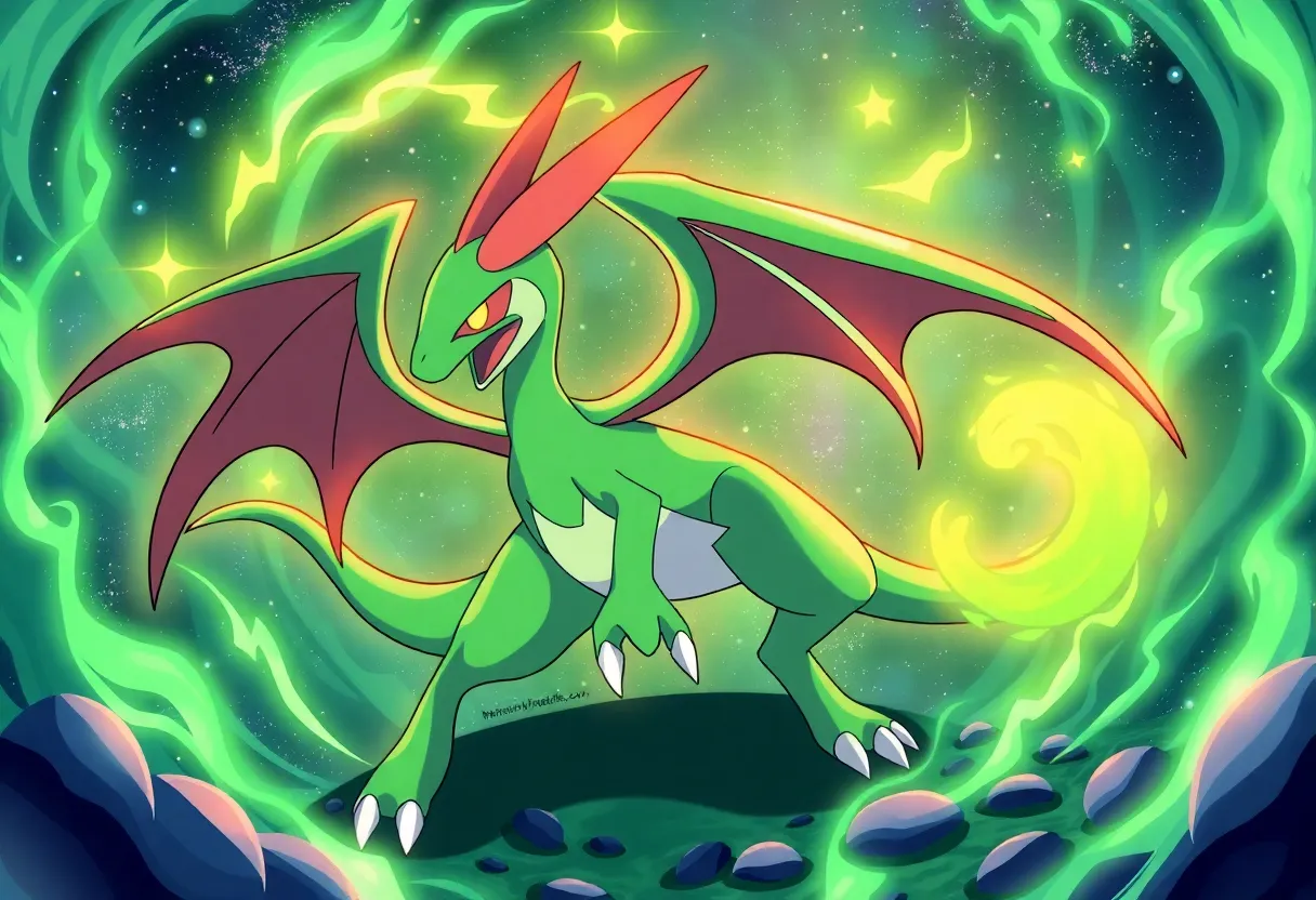 Rayquaza antics from Pokemon Emerald