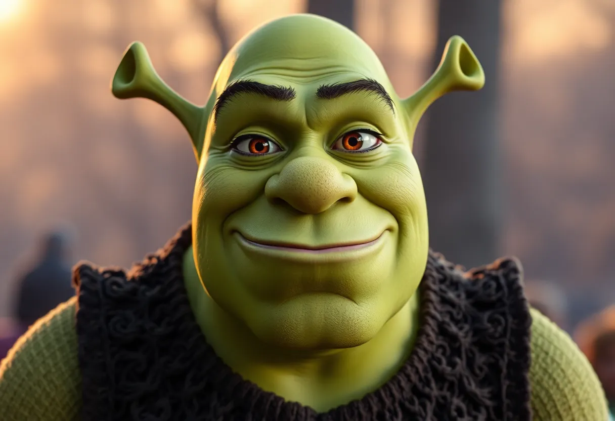Shrek funny face