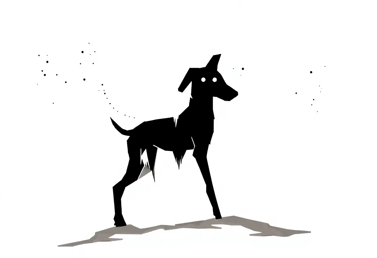 Skinny Puppy logo black and white