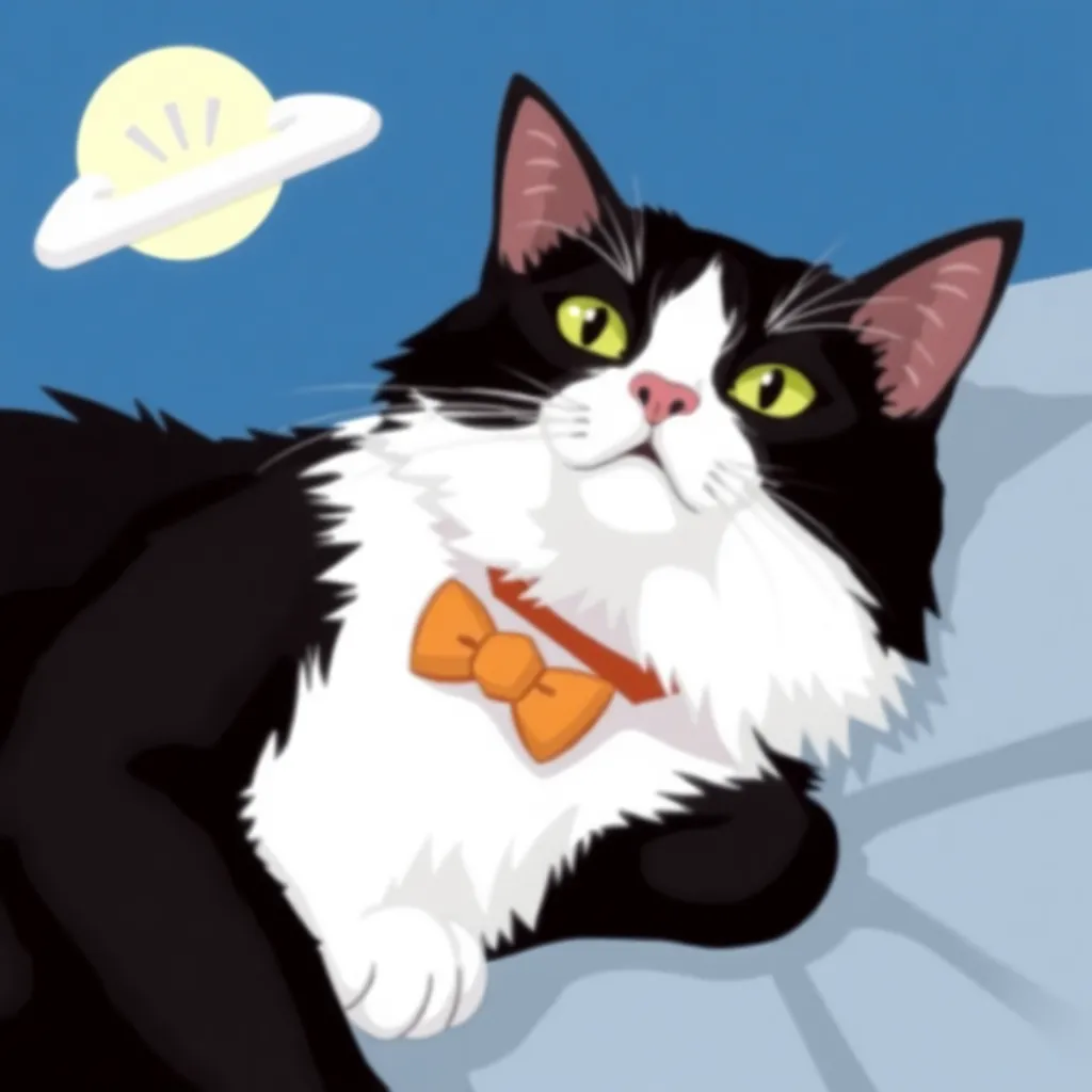 Tuxedo cat