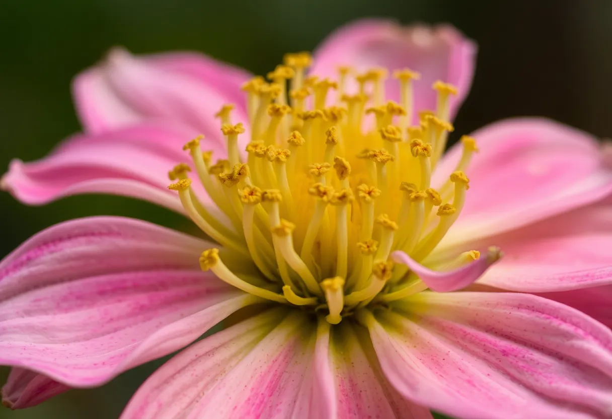 Withered flower close up